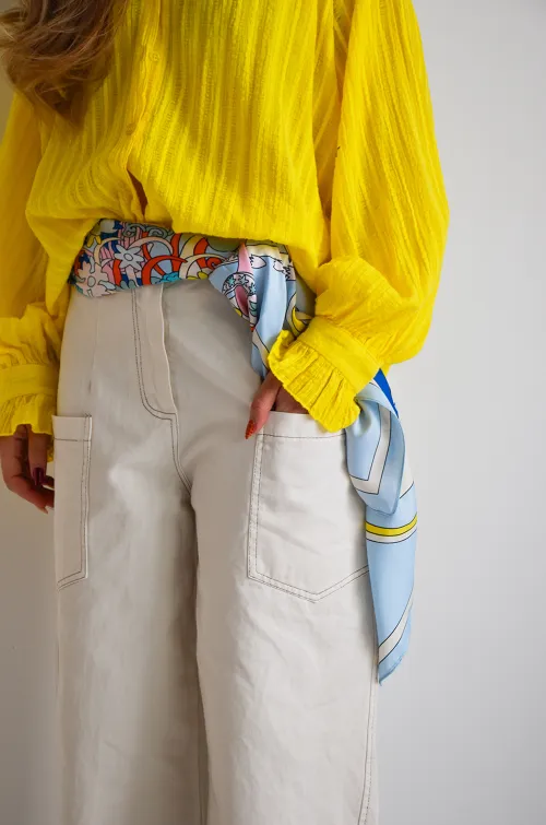 johanna toutoun UNI ECRU PANTALON FEMME