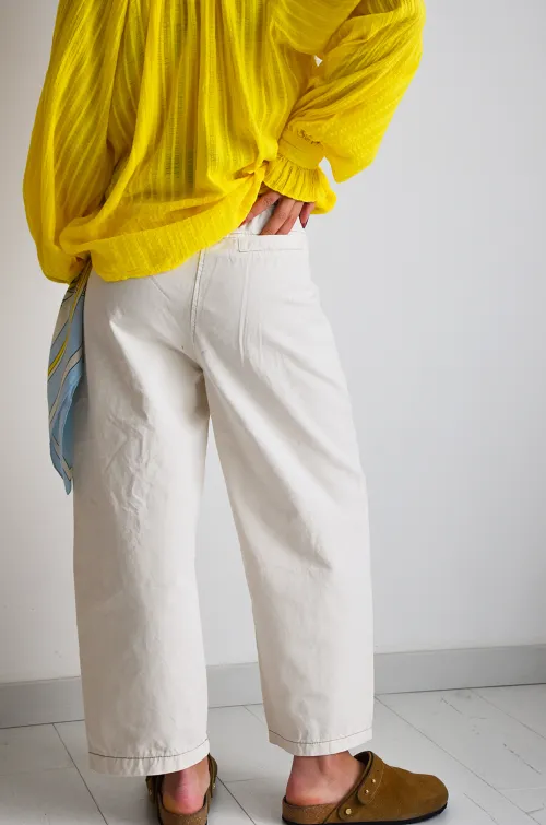 johanna toutoun UNI ECRU PANTALON FEMME