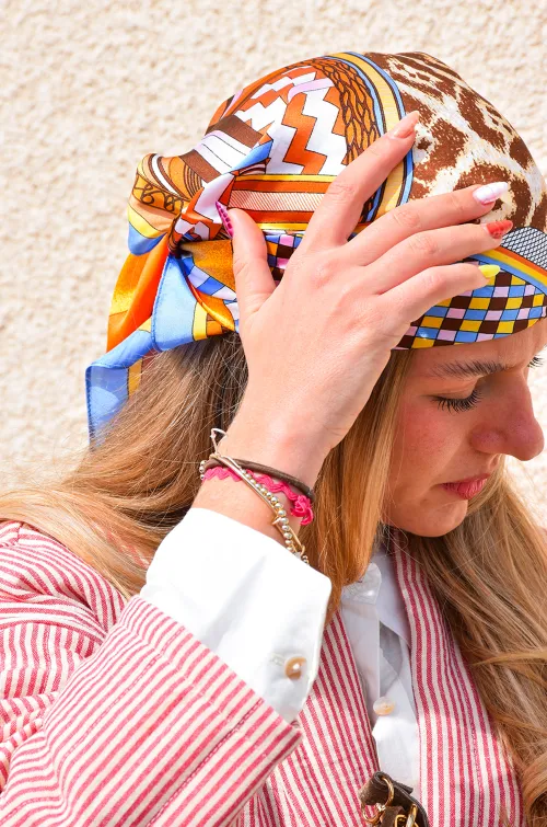 jianna fashion s.l IMPRI CIEL FOULARD