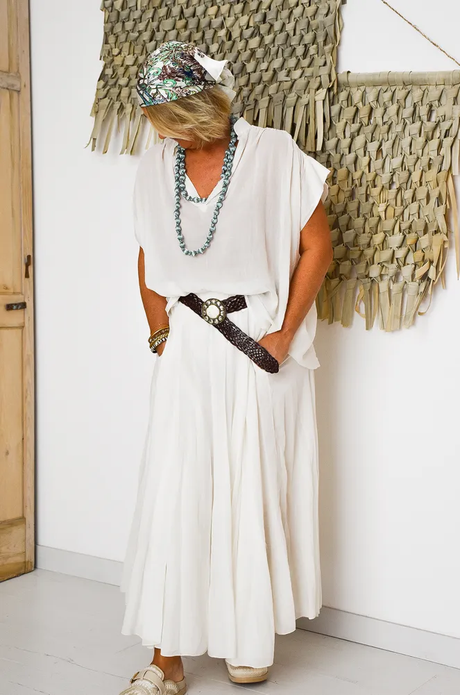 johanna toutoun SANSMA ECRU BLOUSE