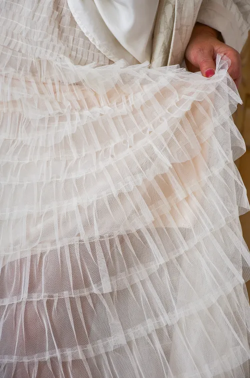 YELLOZ ROSE W TULLE ECRU JUPES FEMME