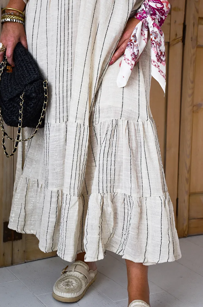 FUTUR FASHION ARGENT BEIGE ROBES FEMME