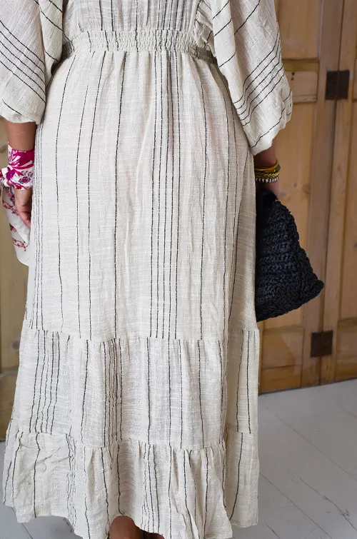 FUTUR FASHION ARGENT BEIGE ROBES FEMME