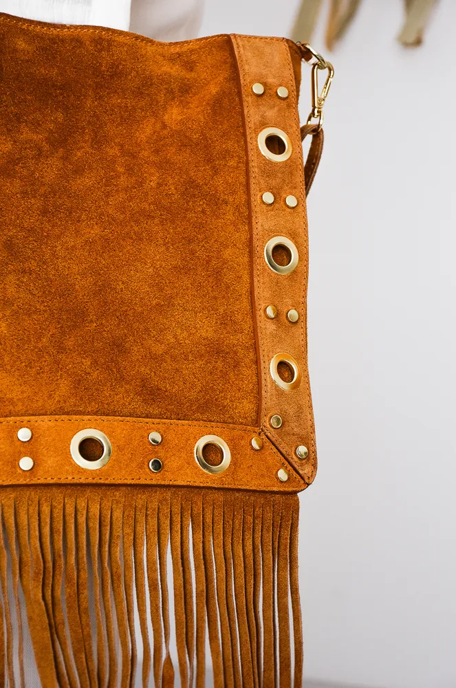 Bolso fleco Camel IMPERIA Noho - 4 | ACCESORIOS