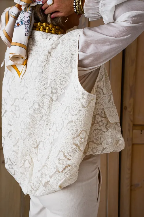 Veste Dentelle Ecrue NINETTE
