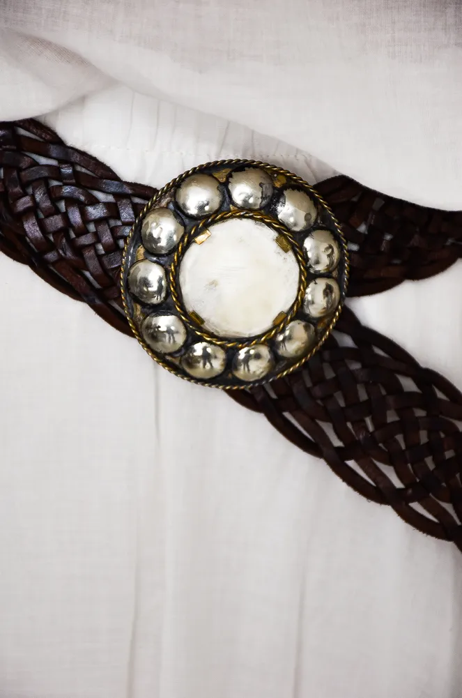 Ceinture Pierre Marron ESTHER