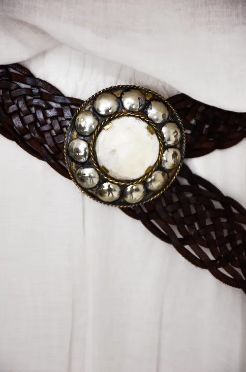 Ceinture Pierre Marron ESTHER
