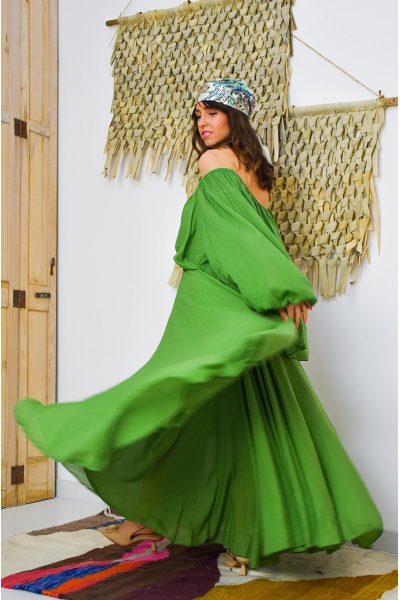 GARCONNE SARL TOPHA VOILE VERT JUPES FEMME Noho - 1 | HOSEN / SHORTS 2