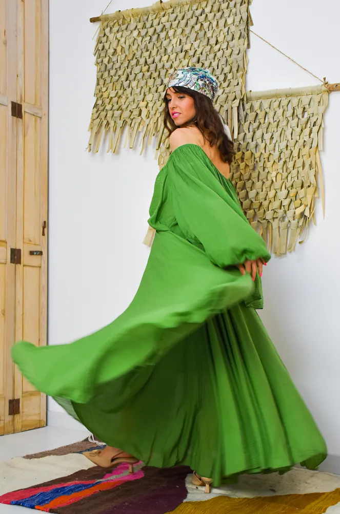 GARCONNE SARL TOPHA VOILE VERT JUPES FEMME