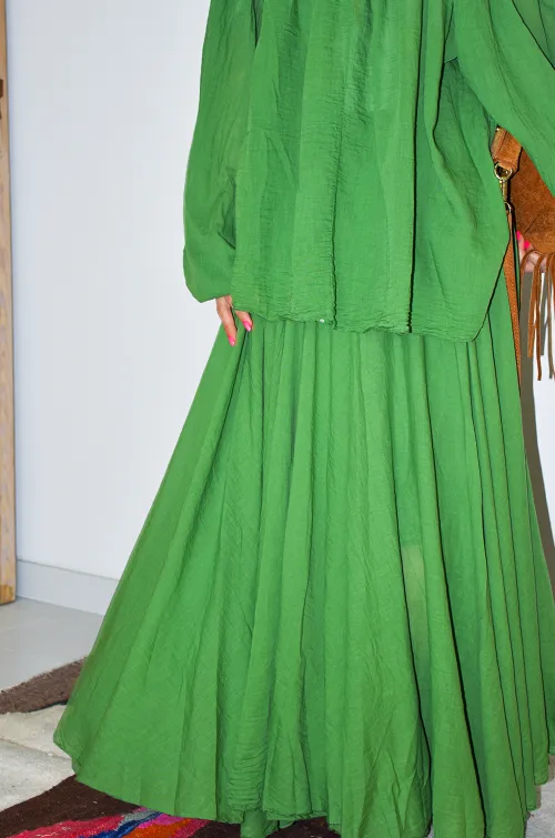 GARCONNE SARL TOPHA VOILE VERT JUPES FEMME