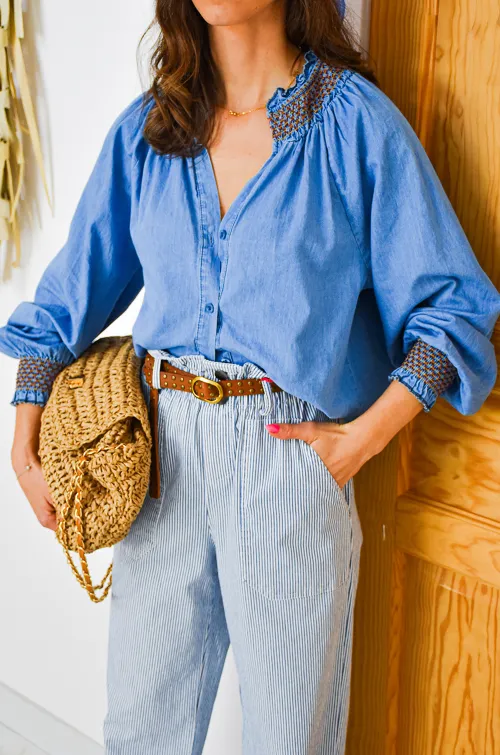 johanna toutoun SMOKE JEANS CHEMISIER