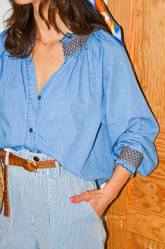 johanna toutoun SMOKE JEANS CHEMISIER