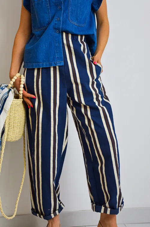 johanna toutoun RAYÉ MA/MAR PANTALON FEMME