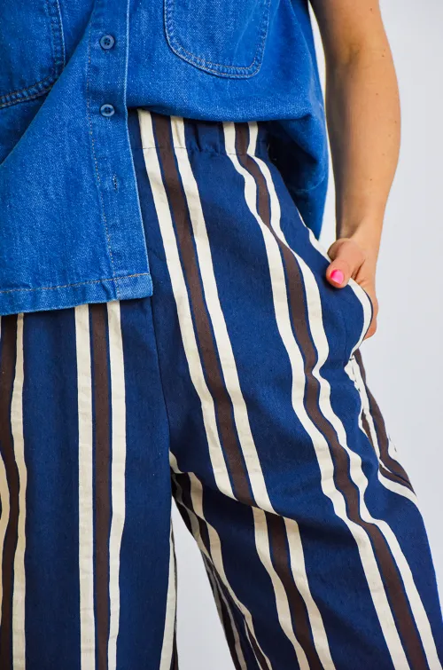 johanna toutoun RAYÉ MA/MAR PANTALON FEMME