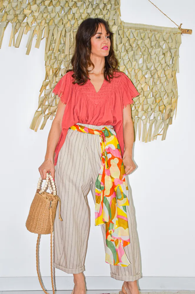 Chemisier Ample Terracotta JOELLE