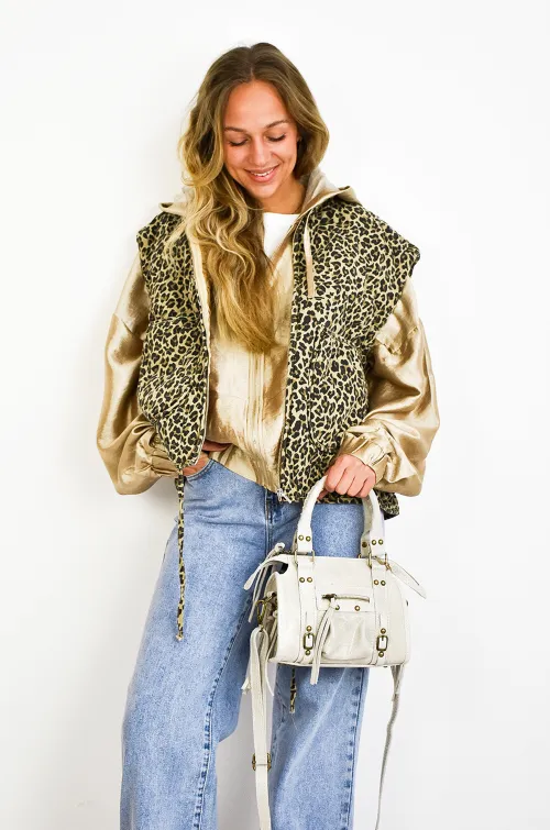 les 3 filles  LEOPAR GILET FEMME