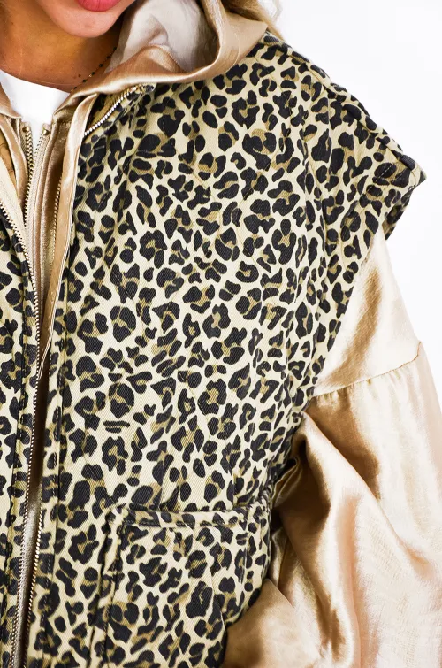 les 3 filles  LEOPAR GILET FEMME