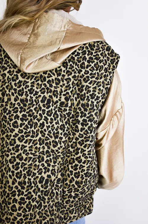 les 3 filles  LEOPAR GILET FEMME