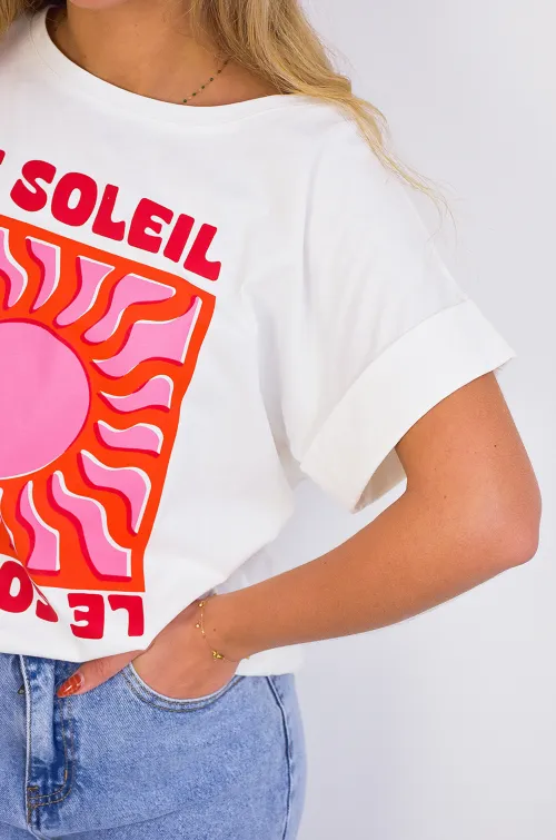 Tee Shirt Soleil Rouge SOLEILO