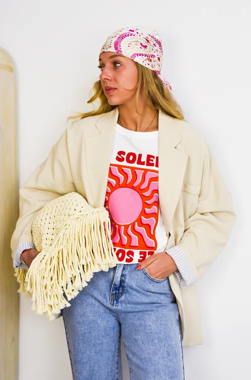 Tee Shirt Soleil Rouge SOLEILO