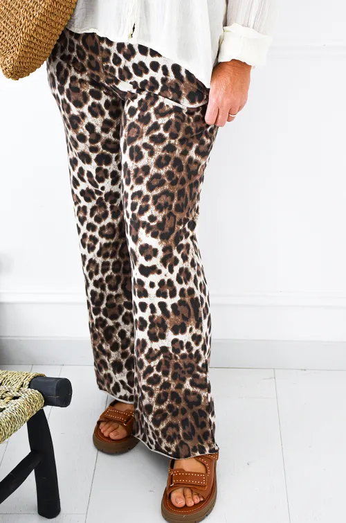 w.studio  LEOPAR PANTALON FEMME