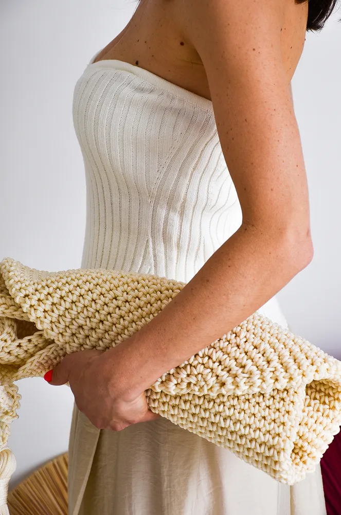 Haut Bustier Ecru JEANNE