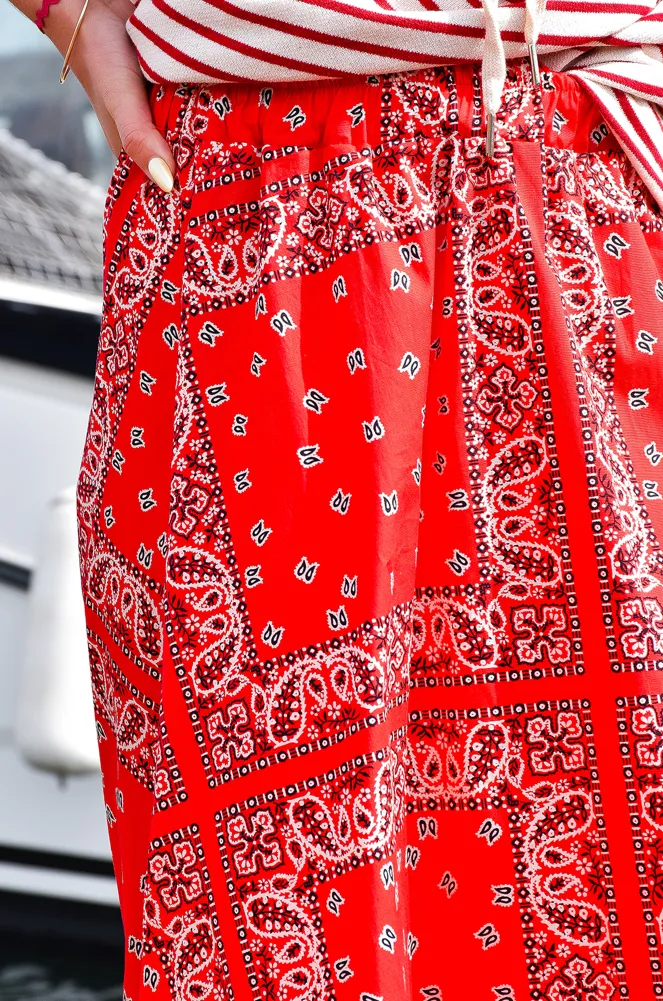 Jupe Bandana Rouge OPALE