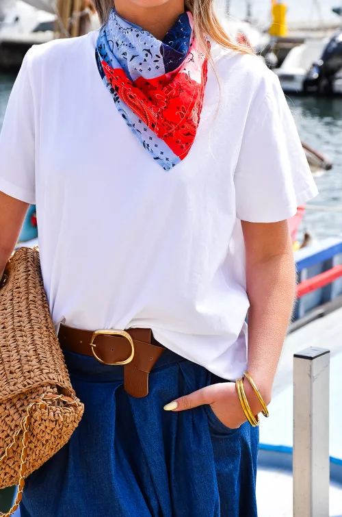 Tee Shirt Bandana Multi JULIA