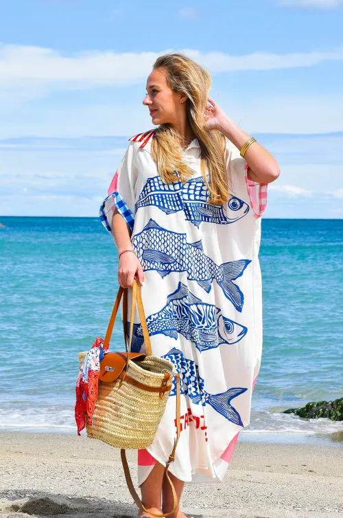 Robe Imprimée Rouge FISH