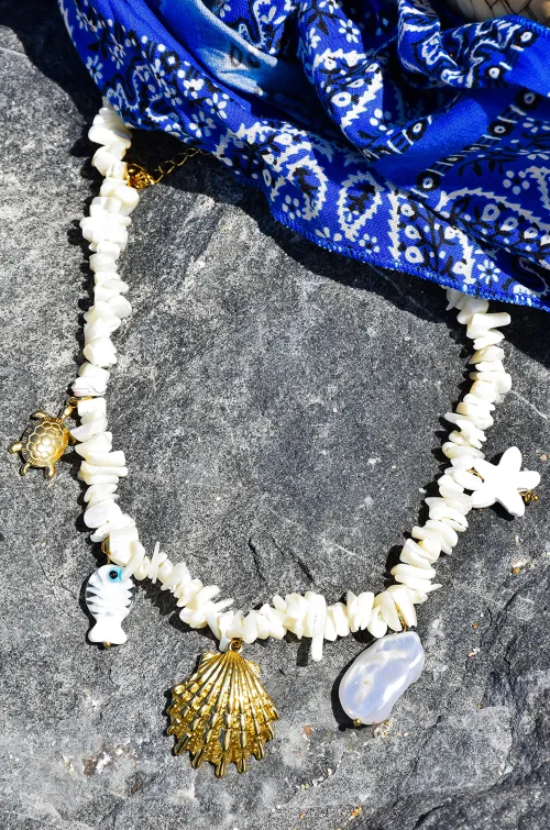 Collier Perles Pampilles ADELE