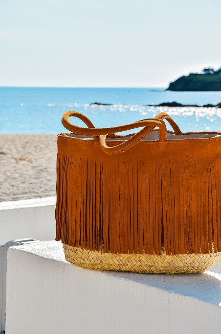 noho maroc FRANGE CAMEL SAC FEMME
