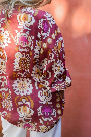 banditas FLEURS TERACO CHEMISIER