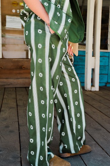 Pantalon Soleil Kaki LUCILE