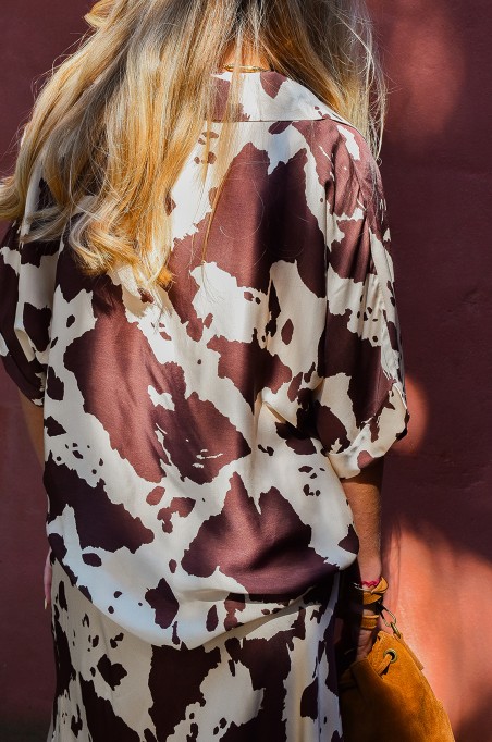Blouse Imprimée Vache JUSTINE