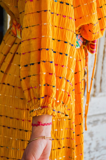 MODAS Y CREATIONES ANGELINA SL CEINTU JAUNE ROBES FEMME