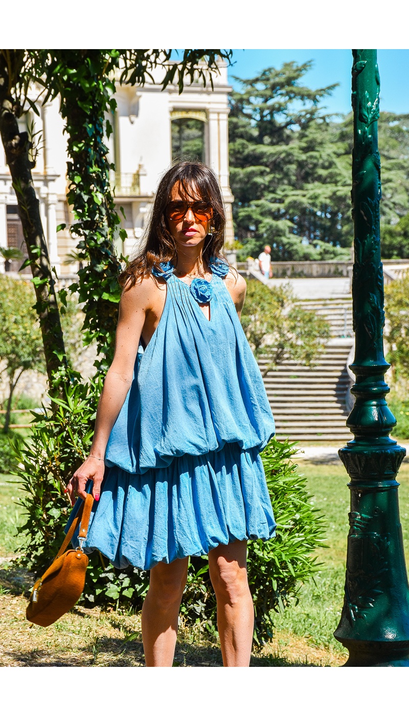 Robe Fleurs Ballon ANGELE