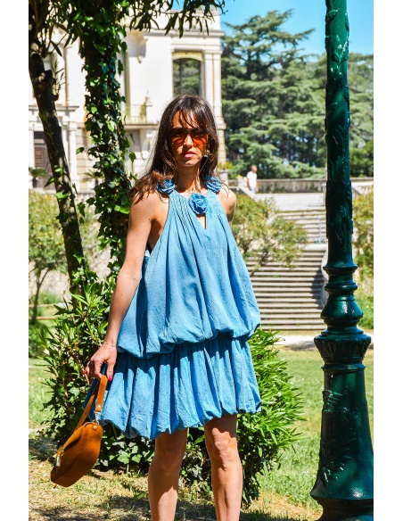 lai fashion FLEUR DENIM ROBES FEMME