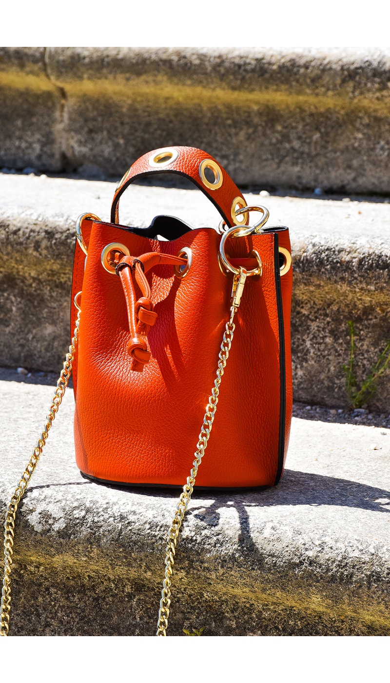evelyn ashley SEAUX ORANGE SAC FEMME