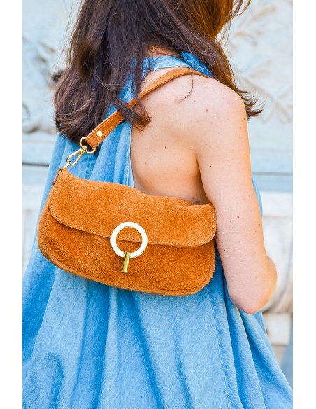 Sac Daim Camel LILLY
