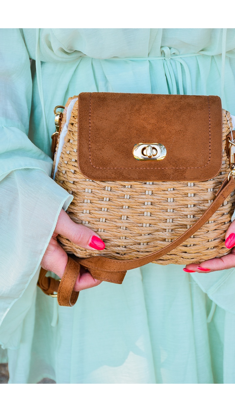 yico 2018 PAILLE CAMEL SAC FEMME