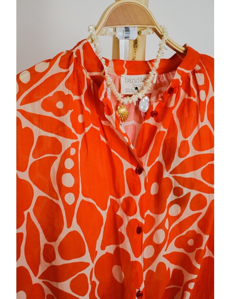 Chemisier Orange Banditas KANSAS