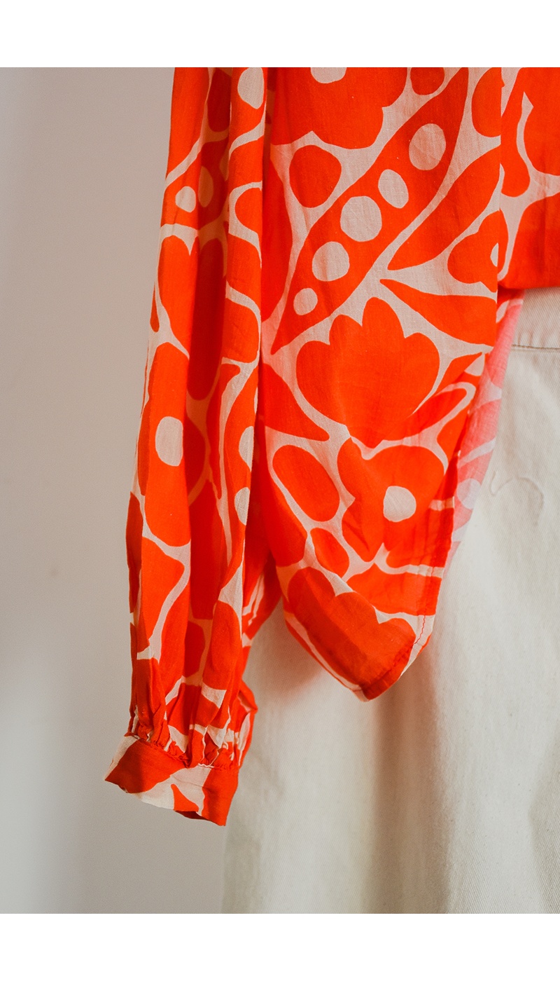 Chemisier Orange Banditas KANSAS