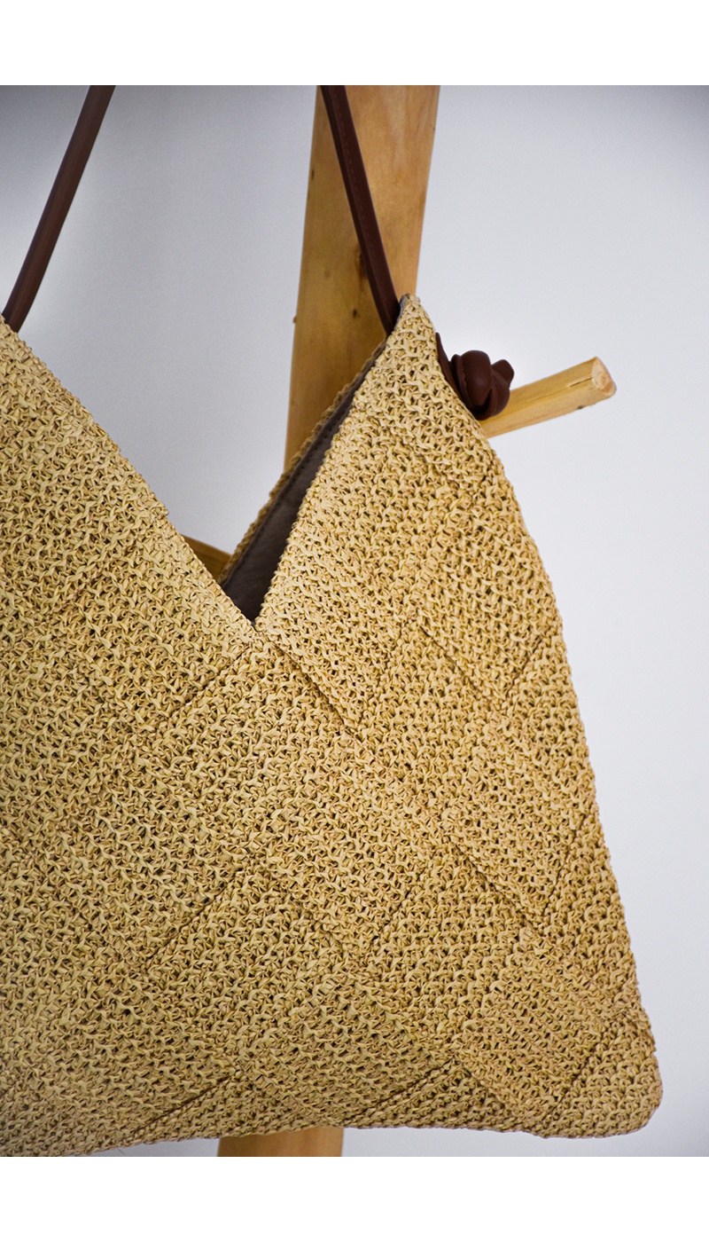 Sac Raphia Marron AMBRE