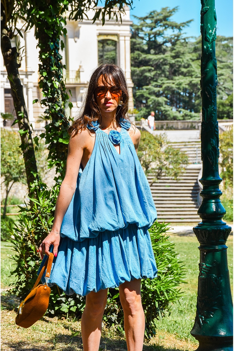 Robe Fleurs Ballon ANGELE 2