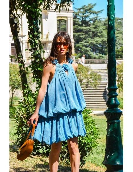 lai fashion FLEUR DENIM ROBES FEMME