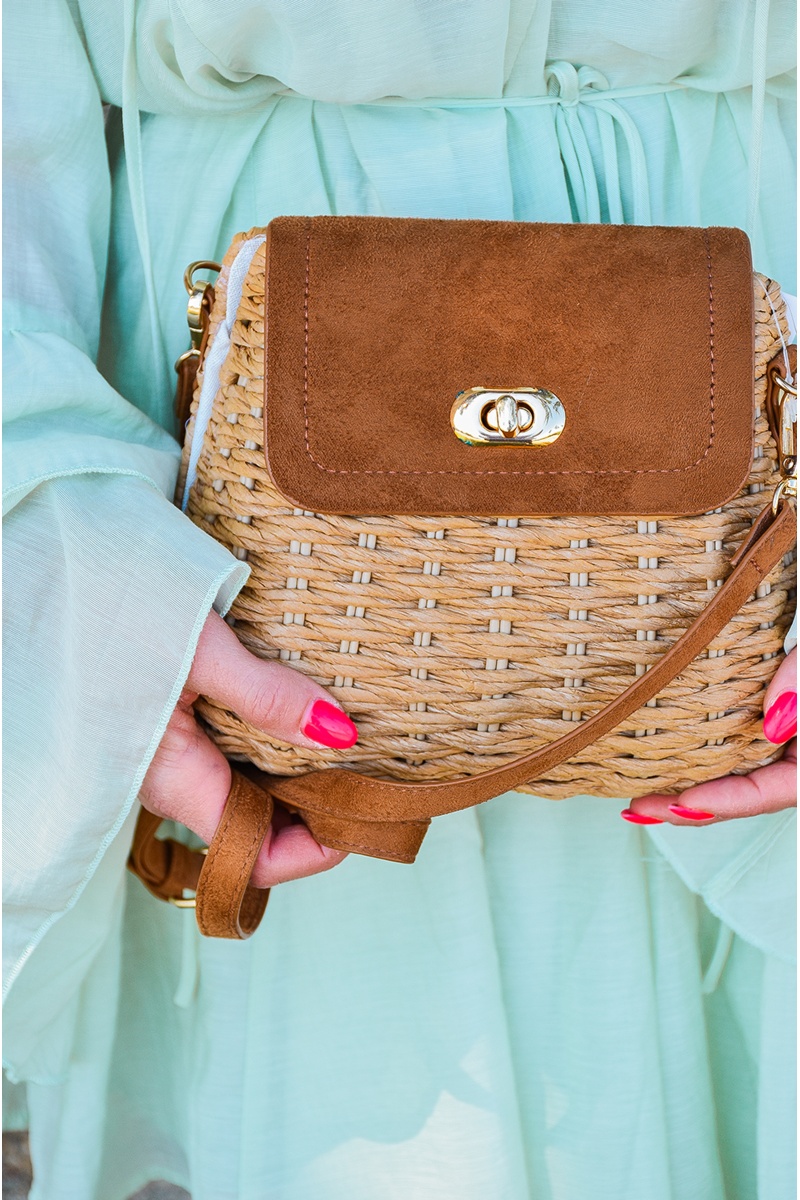 Sac Osier Camel CLAIRE 2