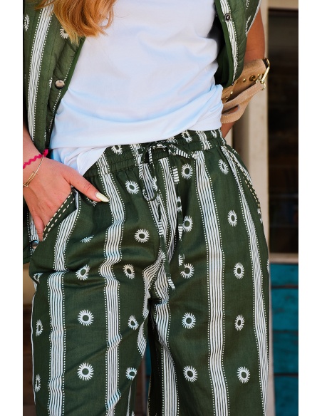 Pantalon Soleil Kaki LUCILE