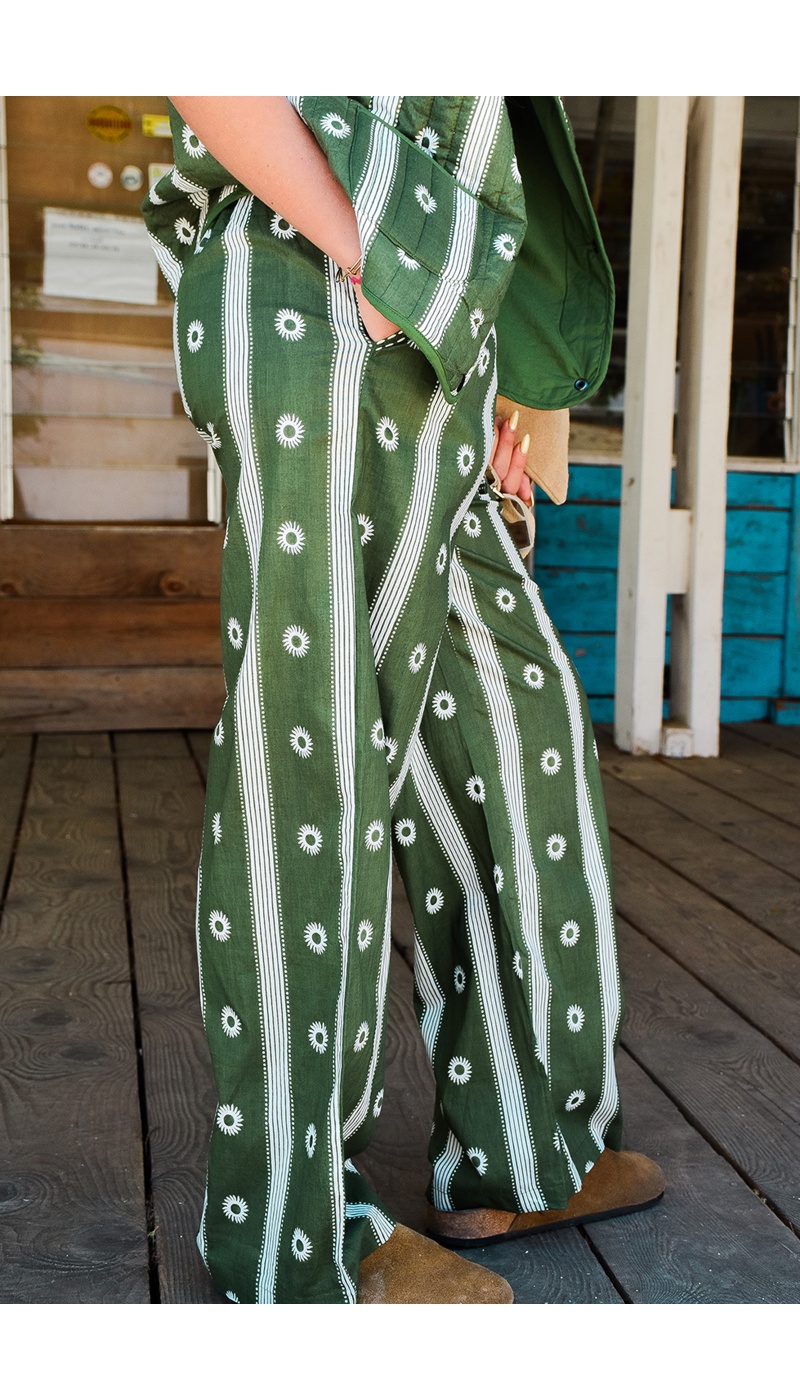 Pantalon Soleil Kaki LUCILE