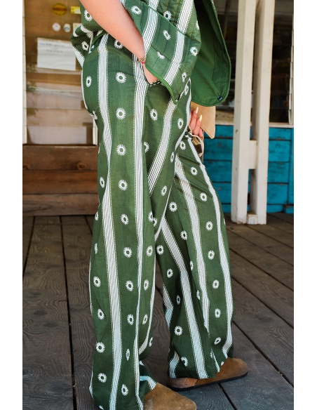 Pantalon Soleil Kaki LUCILE