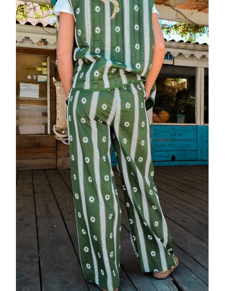 Pantalon Soleil Kaki LUCILE